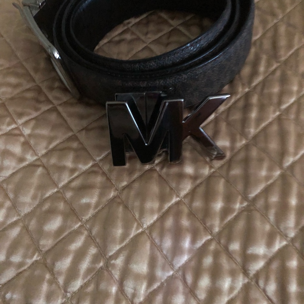 Michael Kors Mens Brown only Hardware Belt - Picture 8 of 14